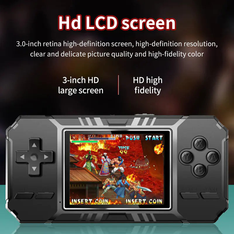 Retro 8-Bit Handheld Game Console with 3-Inch LCD